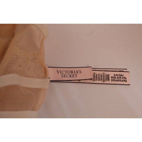 NWOT Victoria Secret Dream Angel Bralette Pull Over Cream/Beige Lace Size Small - Picture 7 of 14